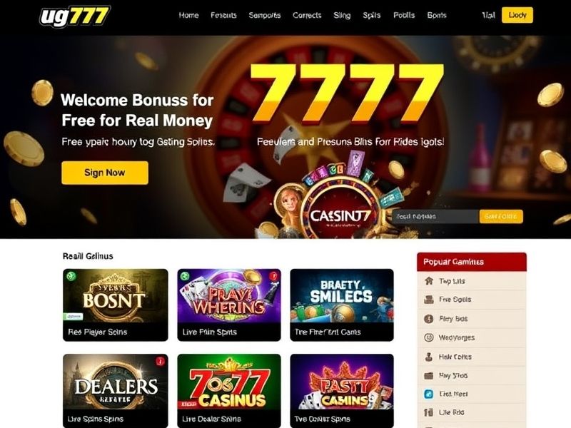 Discover the best casino games, live dealer experiences, and exclusive promotions at Ug777.com. Explore our authoritative guide to online gambling and start playing today.