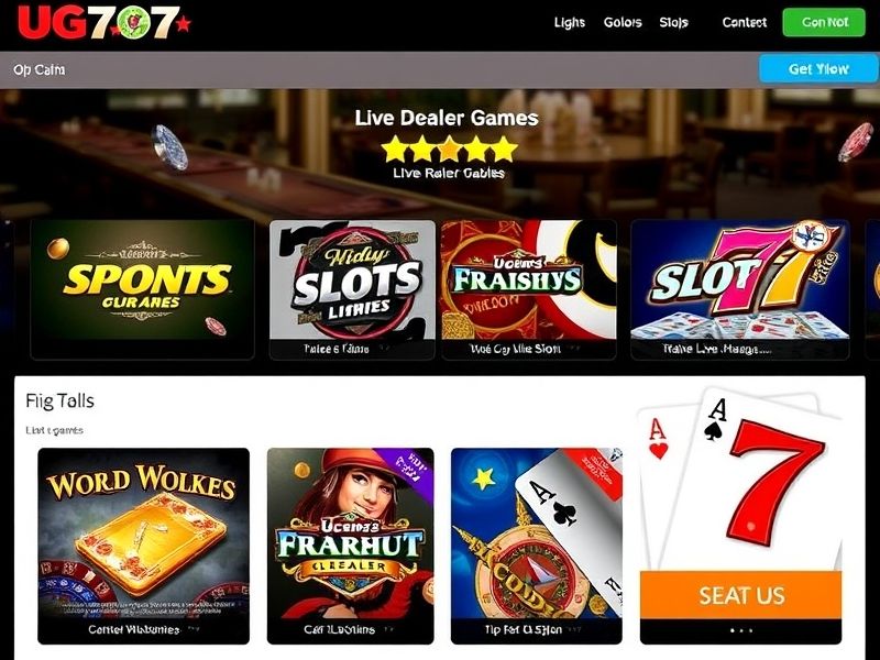 Discover the best casino games, live dealer experiences, and exclusive promotions at Ug777.com. Explore our authoritative guide to online gambling and start playing today.